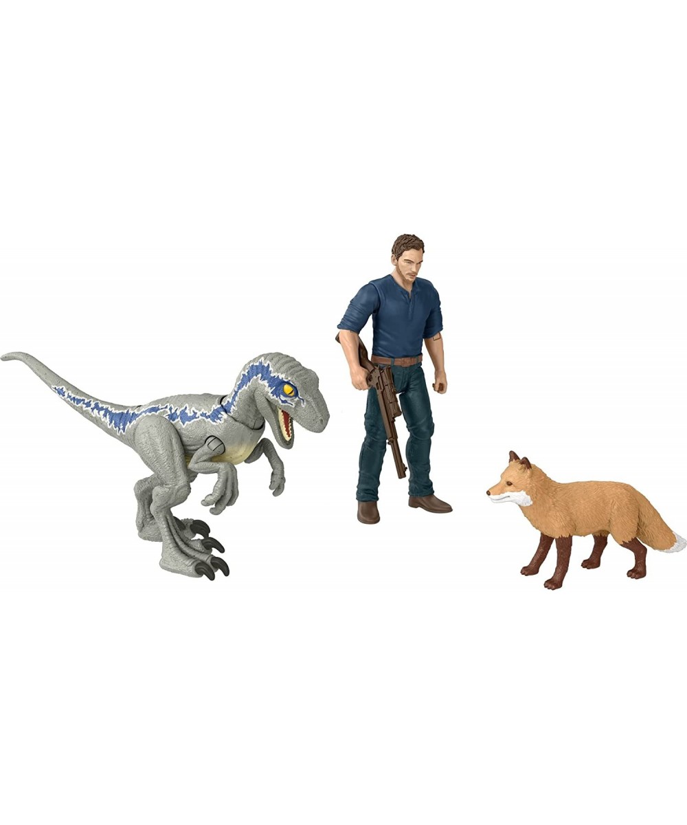 Jurassic World Dominion Owen and Velociraptor Beta Human and Dino Pack with 2 Action Figures and Accessories Toy Gift Set and...