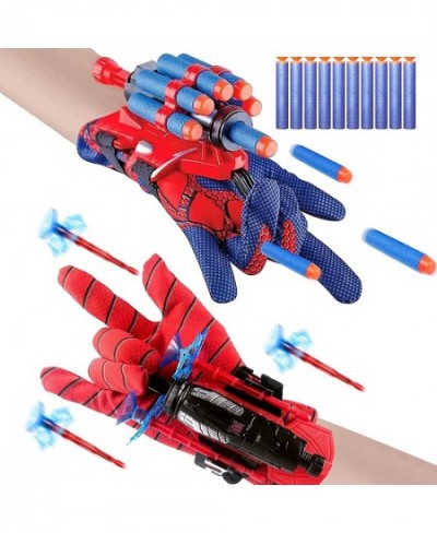 Spider Web Shooter Spider Launcher Gloves of Hero Wrist Launcher Toys Spider Cosplay Costumes Spider Shooter Children Toys $3...