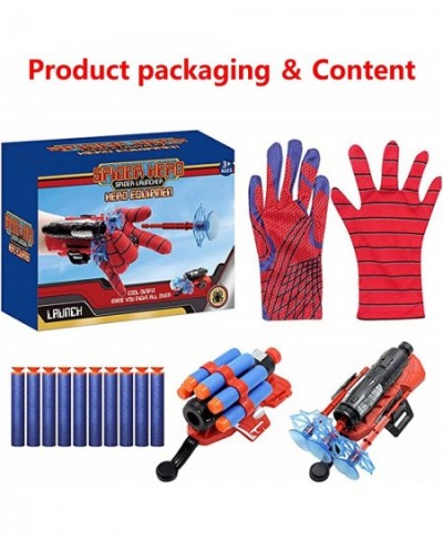 Spider Web Shooter Spider Launcher Gloves of Hero Wrist Launcher Toys Spider Cosplay Costumes Spider Shooter Children Toys $3...