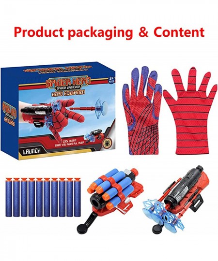 Spider Web Shooter Spider Launcher Gloves of Hero Wrist Launcher Toys Spider Cosplay Costumes Spider Shooter Children Toys $3...