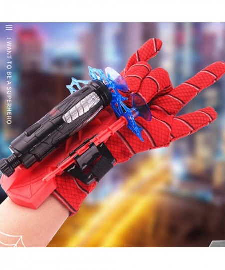 Spider Web Shooter Spider Launcher Gloves of Hero Wrist Launcher Toys Spider Cosplay Costumes Spider Shooter Children Toys $3...