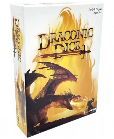 Ultra PRO - Draconic Dice : Fast Playing Dice Game Compete Against Your Friends and Family to Reign Victorious with Dragons A...