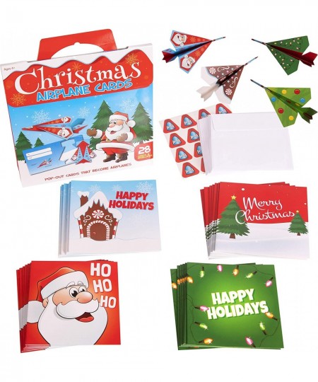 Merry Christmas Cards For Kids (28 Count) (Paper Airplanes) $14.65 - Kids' Party Favor Sets