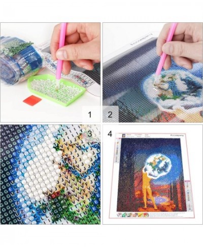 2 Packs Diamond Painting Kits DIY Diamond Art Painting Kits for Kids and Adults Beginners - 12 x 16 inch - Bird and Accompany...