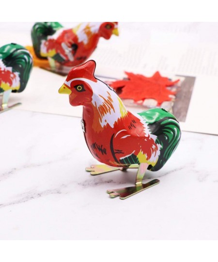 Kid Toy Vintage Cartoon Cock Rooster Clockwork Toy Wind Up Jumping Kids Children Gift- $11.68 - Electronic Learning & Educati...