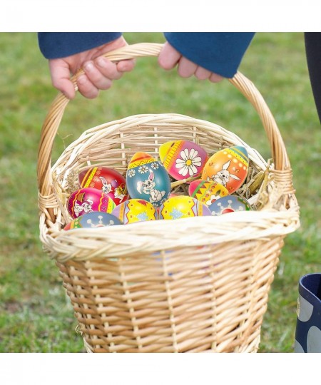 9Pcs Easter Squishies Toys Eggs - Funny Stress Relief Squeeze Easter Eggs for Kids Easter Party Favors Easter Eggs Hunt Suppl...