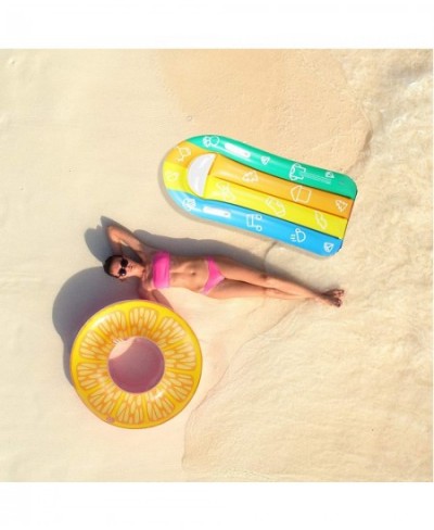 Inflatable Swim Tube Raft 3 Pcs Swimming Rings for Kids with Summer Fruits Painting $28.99 - Swimming Pool & Outdoor Water Toys