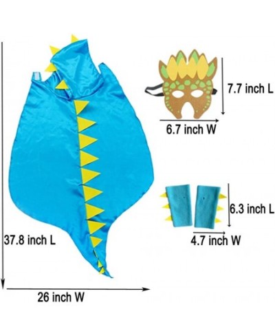 Kids Dinosaur Cape with Hood Easy Costume for Halloween or Dress up Play $30.13 - Kids' Costumes