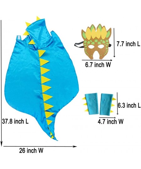 Kids Dinosaur Cape with Hood Easy Costume for Halloween or Dress up Play $30.13 - Kids' Costumes