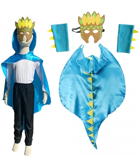 Kids Dinosaur Cape with Hood Easy Costume for Halloween or Dress up Play $30.13 - Kids' Costumes