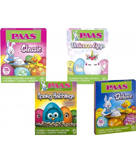 Easter Egg Coloring Kits Bundle - 4 Total - Spring Hatchlings Unicorn Classic and Deluxe $33.90 - Kids' Drawing & Writing Boards