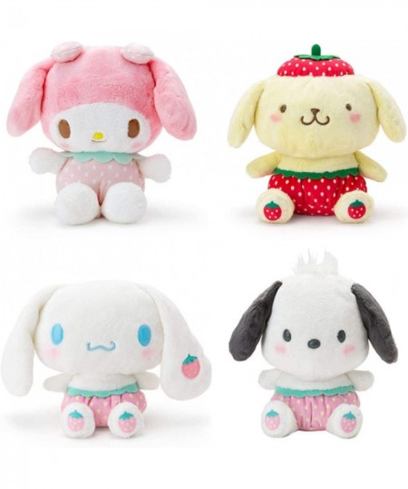 Plush Dolls Cute Cartoon Strawberry My Melody Plush Dolls Plush Pendants Stuffed Plush Toys. (4pcs) $65.81 - Plush Figure Toys