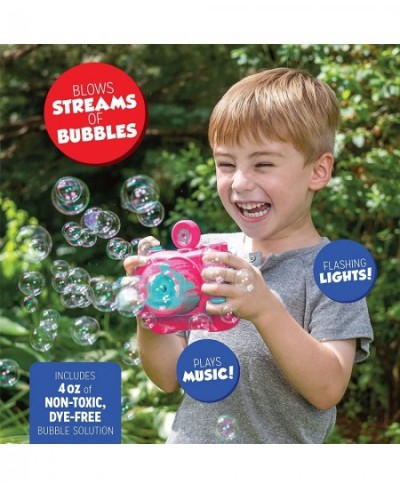 Little Kids Bubble Camera with Realistic Shutter Sound Fun Lights and Music. Includes Premium Bubble Solution Pink (47302E) $...