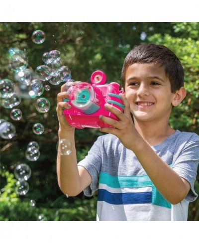 Little Kids Bubble Camera with Realistic Shutter Sound Fun Lights and Music. Includes Premium Bubble Solution Pink (47302E) $...