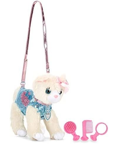 BEIGE CAT BLU METAL SEQ GLIT HRT BW ICON $27.23 - Plush Purses