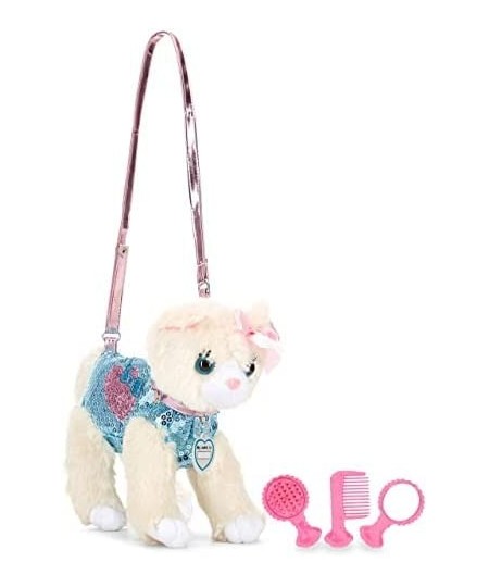 BEIGE CAT BLU METAL SEQ GLIT HRT BW ICON $27.23 - Plush Purses