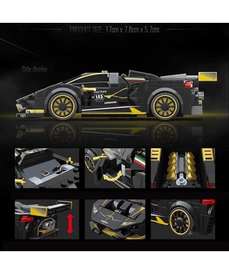 Technik Racing Car Building Model Kit for Lambo Speed Champions EVO Racing Car 360pcs Sports Car Building Set Assembling Educ...