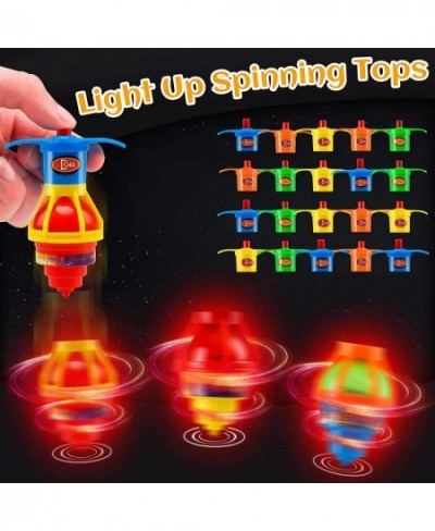 20-Pack LED Light Up Flashing Spinning Tops with Gyroscope Spinning Tops for Kids Novelty Bulk Toys Party Favors Spinning Top...