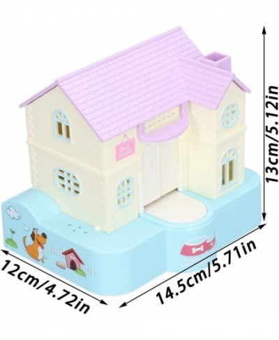 Fun Puppy Villa Piggy Bank Lucky Dog House Automatic Coin Swallowing Piggy Bank with Light and Music Effects Children's Toy G...