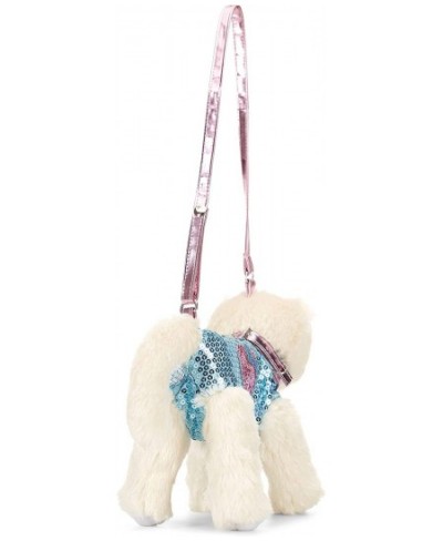 BEIGE CAT BLU METAL SEQ GLIT HRT BW ICON $27.23 - Plush Purses