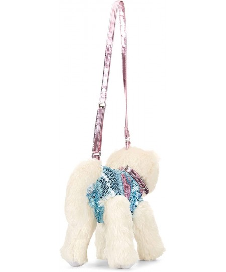 BEIGE CAT BLU METAL SEQ GLIT HRT BW ICON $27.23 - Plush Purses