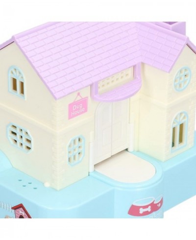 Fun Puppy Villa Piggy Bank Lucky Dog House Automatic Coin Swallowing Piggy Bank with Light and Music Effects Children's Toy G...