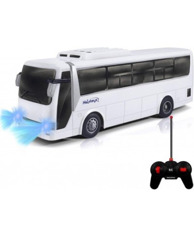 Radio Remote Control Bus | High Speed Racing & Model Car Toy Series | with Realistic Beaming Lights and Rubber Tires | Safe a...