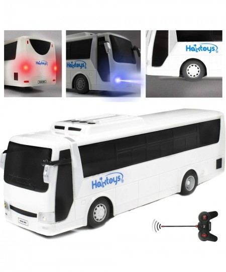 Radio Remote Control Bus | High Speed Racing & Model Car Toy Series | with Realistic Beaming Lights and Rubber Tires | Safe a...