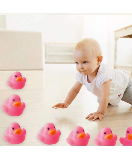 Bath Duck Toys Yellow Rubber Ducks Preschool Bathtub Float Squeak Duckies Gift for Baby Toddler Infant Shower Car Pool Hallow...