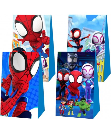 12 Pcs Spidey and His Amazing Friends Party Favor Bags Spider Party Supplies Goodie bags for kids $23.04 - Kids' Party Favor ...