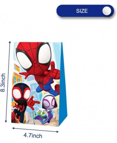 12 Pcs Spidey and His Amazing Friends Party Favor Bags Spider Party Supplies Goodie bags for kids $23.04 - Kids' Party Favor ...