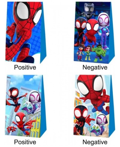 12 Pcs Spidey and His Amazing Friends Party Favor Bags Spider Party Supplies Goodie bags for kids $23.04 - Kids' Party Favor ...