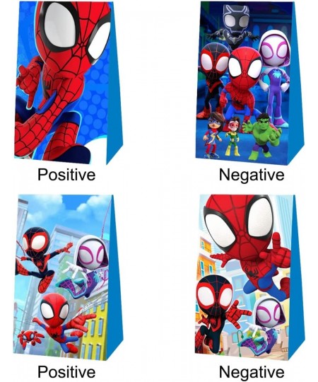 12 Pcs Spidey and His Amazing Friends Party Favor Bags Spider Party Supplies Goodie bags for kids $23.04 - Kids' Party Favor ...