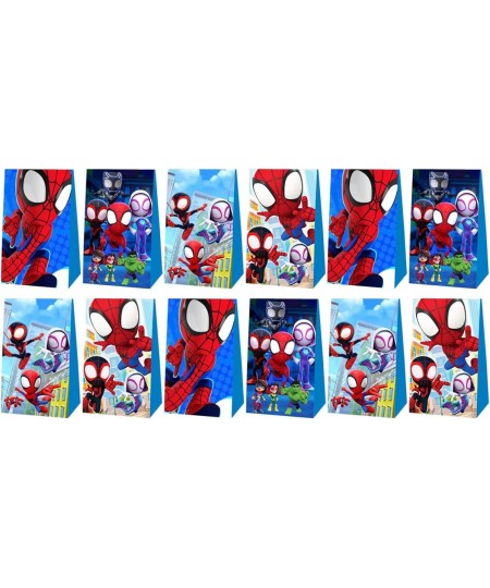 12 Pcs Spidey and His Amazing Friends Party Favor Bags Spider Party Supplies Goodie bags for kids $23.04 - Kids' Party Favor ...