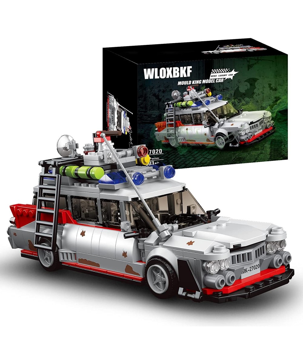 MOC Sports Car ECTO-1 Building Kit Racing Car Displayable Model Car Kit for Adults Great DIY Project Compatible with Lego Car...