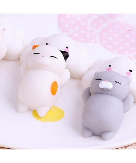 4Pcs Squishy Toys Party Favors Mochi Squishies Mini Squeeze Funny Toy Soft Stress and Anxiety Relief Toys for Kids/Adults Ran...