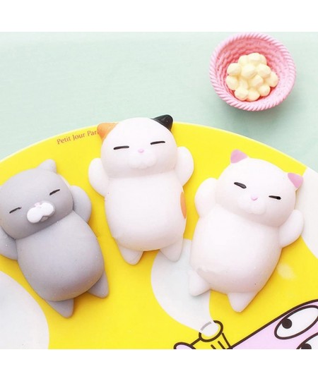 4Pcs Squishy Toys Party Favors Mochi Squishies Mini Squeeze Funny Toy Soft Stress and Anxiety Relief Toys for Kids/Adults Ran...