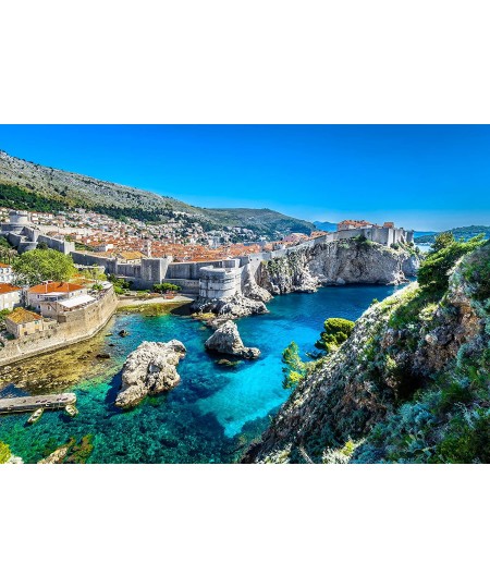 Jigsaw Puzzle 1000 Piece - Mediterranean Marvel Puzzle Series 01 Dubrovnik Croatia Premium Quality Puzzles for Adults 1000 Pi...