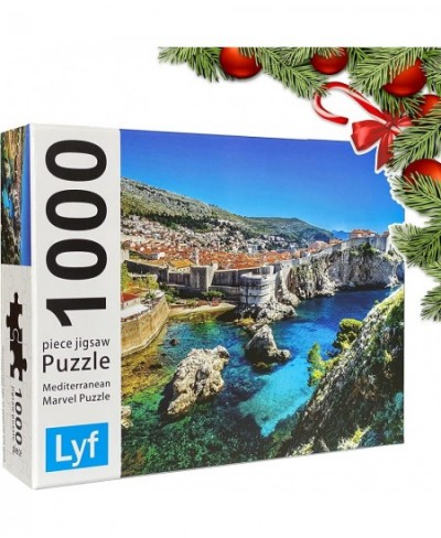 Jigsaw Puzzle 1000 Piece - Mediterranean Marvel Puzzle Series 01 Dubrovnik Croatia Premium Quality Puzzles for Adults 1000 Pi...