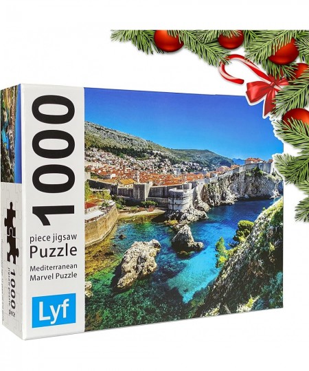 Jigsaw Puzzle 1000 Piece - Mediterranean Marvel Puzzle Series 01 Dubrovnik Croatia Premium Quality Puzzles for Adults 1000 Pi...