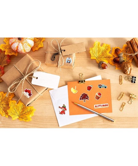 100PCS Fall Stickers Thanksgiving Stickers for Kids Teens Scrapbook Stickers Waterproof Autumn Decals for Laptop Scrapbooking...