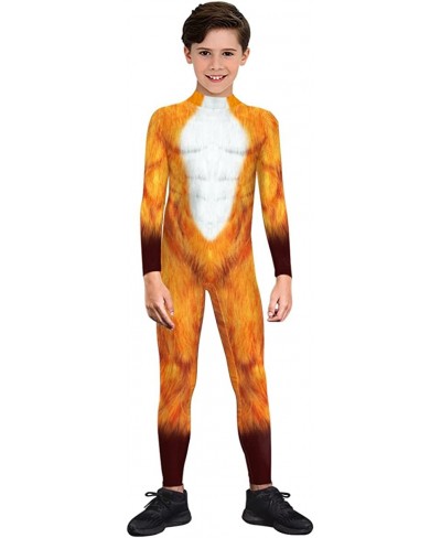 Skeleton Costume for Kids Boys Girls Halloween Animal Muscle Jumpsuit Bodysuit $27.93 - Kids' Costumes