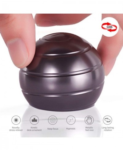 Office Stress Relief Gadgets Metal Kinetic Spinning Desk Toy New Version Fidget Toy Ball for Adults & Kids Anti Anxiety ADHD ...