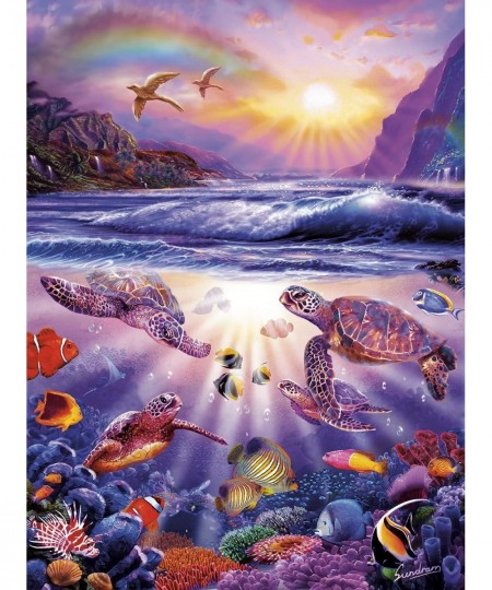 - Turtle Bay - 1000 Piece Jigsaw Puzzle Multicolor 26.75"L X 19.75"W $19.96 - Jigsaw Puzzles