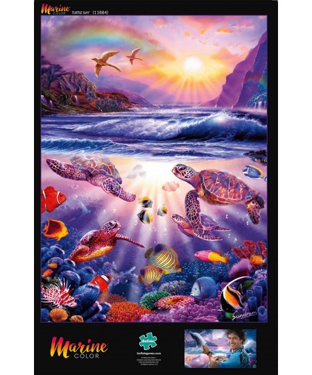 - Turtle Bay - 1000 Piece Jigsaw Puzzle Multicolor 26.75"L X 19.75"W $19.96 - Jigsaw Puzzles