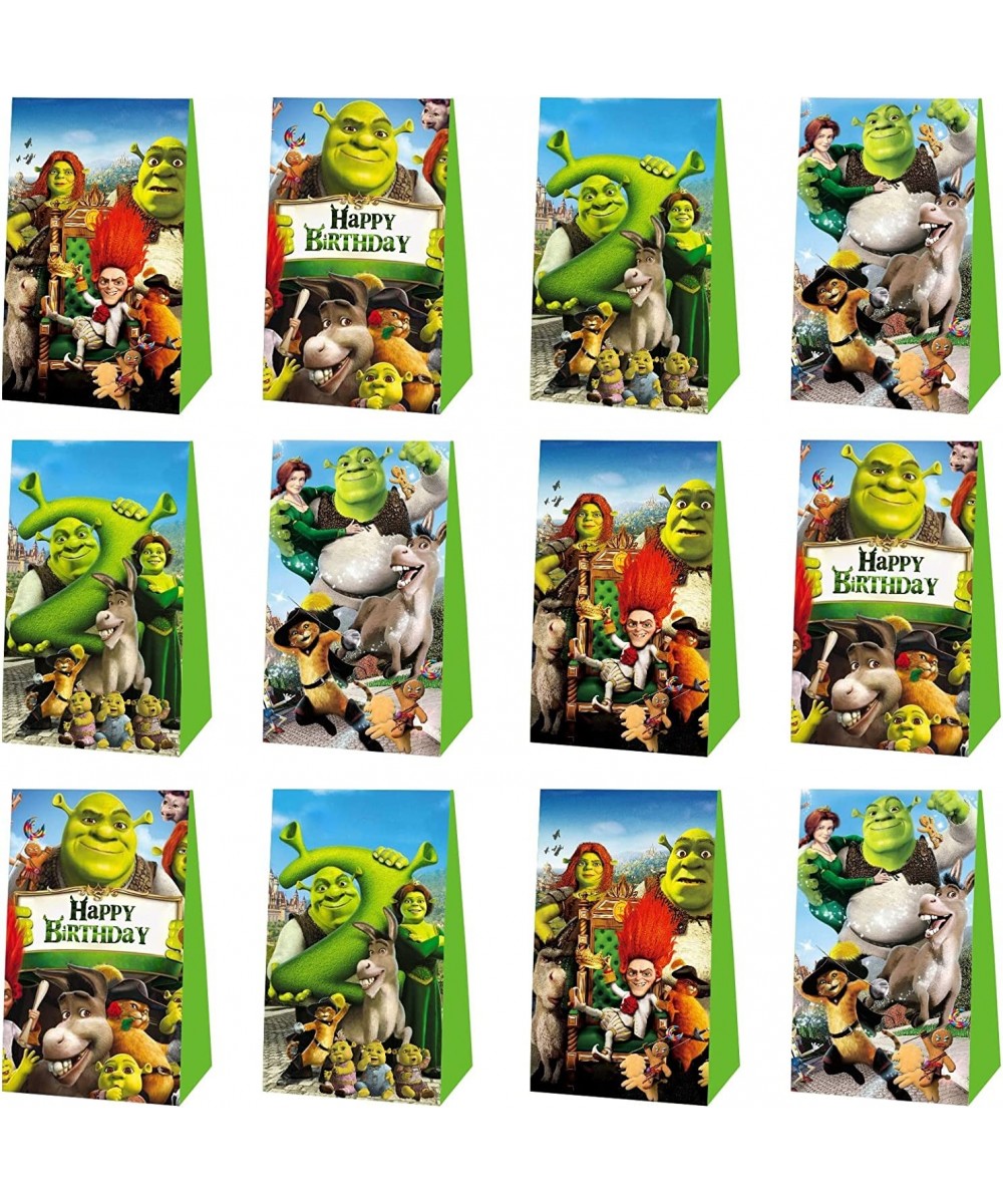 12 Pack Shrek Party Favor Gift Bags for Shrek Movie Theme Party Decorations Shrek Birthday Party Supplies for Kids $25.50 - K...