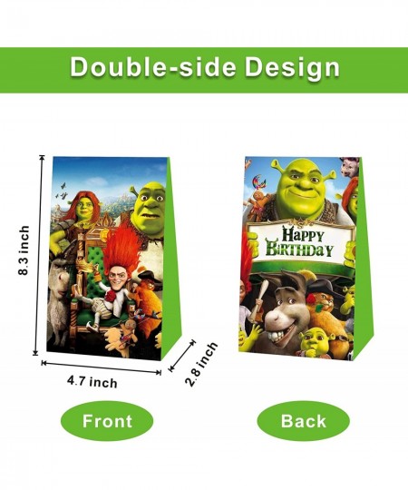 12 Pack Shrek Party Favor Gift Bags for Shrek Movie Theme Party Decorations Shrek Birthday Party Supplies for Kids $25.50 - K...