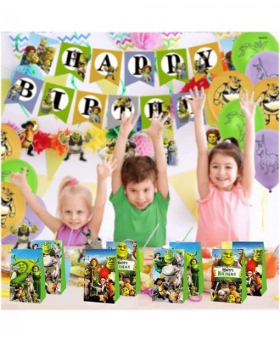 12 Pack Shrek Party Favor Gift Bags for Shrek Movie Theme Party Decorations Shrek Birthday Party Supplies for Kids $25.50 - K...