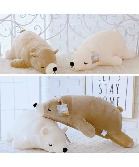 Polar Bear Stuffed Animal 23.6 " Polar Bear Plush Toy Pillow Soft Hugging Pillows Stuffed Animal Toys for Party Decoration Th...