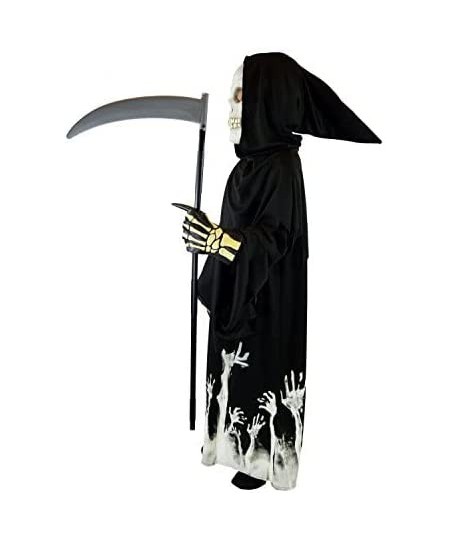 Kids Grim Reaper Glow in the Dark Deluxe Phantom Costume $42.57 - Kids' Costumes